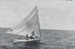 Photo of Natives in Sailboat