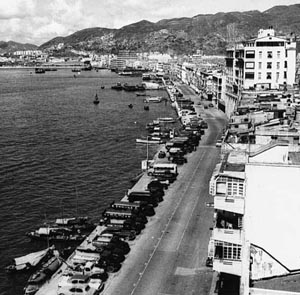 Photo of Wanchai, Hong Kong, 1957