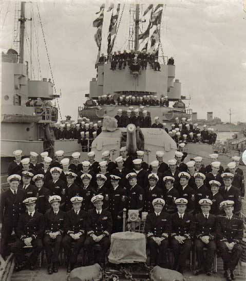 Photo of 1950 USS Spangler Crew