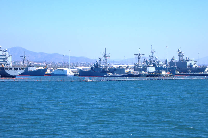 Photo taken of navy ships