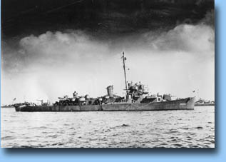 1946 photo of USS Spangler DE-696