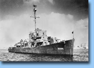 1946 photo of USS Spangler DE-696