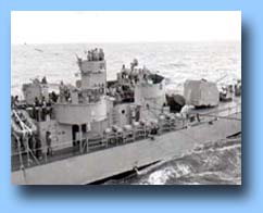 photo of Side View of USS Spangler DE-696